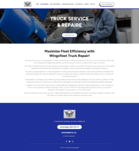 Wingsfleet.com truck repair page